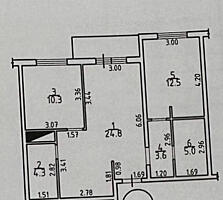 Продам квартиру 61.7 кв. м., 17/19, новый дом, жк 57-я Жемчужина.