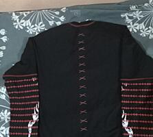 Лонгслив оверсайз с вышивкой аниме от Bladnes