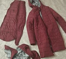 Продам куртку/трансформер теплую для беременных + после родов(обычная)