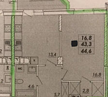 1к ЖК Реал Парк / Овидиопольская дорога. Переуступка.