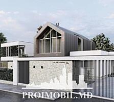 Vă propunem spre vânzare această casă în stil scandinav cu 2 nivele, .