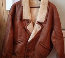 Мужская дублёнка натуральная кожа, овчина.