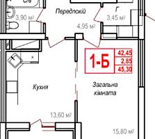 34229. Продаётся 1-комнатная квартира в ...