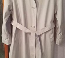 Новый Плащ светло-серый 48р-р.