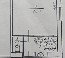 1 комн, Кировский, р-н Бани, 2/4, под ремонт