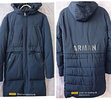 Продам длинный теплый пуховик