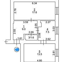 34483 Продам 3-комнатную квартиру в центре ...