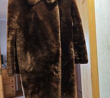 Шуба женская цигейковая