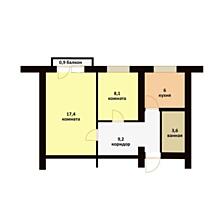 2-КОМ, Красные Казармы, 2 этаж из 5-ти, котелец, косметика, 29 000 $