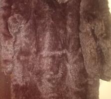 Новая женская шуба 46/48р-р капюшоном, искусственный мех.