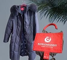 Теплое пуховое пальто, пуховик