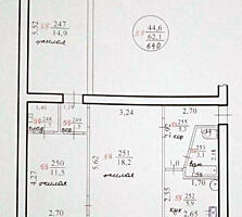 Продаю 3-ком. кв на 3 эт 64 м² в сердце Рыбницы (Победы 28)