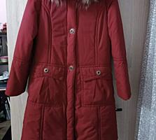 Теплый пуховик 46 размер