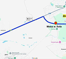 Продаж фасадної ділянки 1,115Га на Окружній міста Бровари