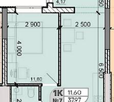 1 комнатная в ЖК Акварели на Вильямса