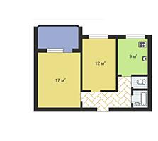 2-х комнатная квартира, Буюканы, Делеану