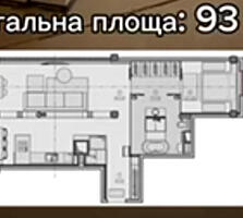 Продам квартиру 93 кв. м., 16/18, новый дом, жк 5-я Жемчужина.