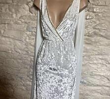 Вечернее белое платье