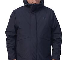 Зимняя прямая куртка большого размера классика.