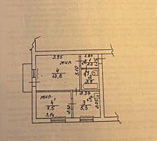 Продам 2х комнатную