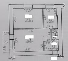 Продам 2-ком. кв. 2/2 Центр г. Бендеры под ремонт.