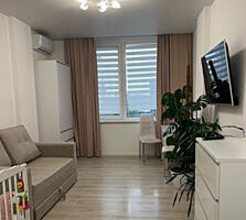 Новая 1- комнатная квартира на Марсельской, ремонт, мебель, техника