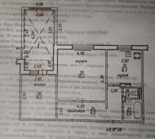 2к квартира в Центре, 143 серия, белый вариант, пристройка, палисадник