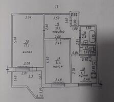 Продам 2 х. Комн. Квартиру или обмен на 1 комн.