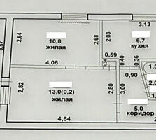 Продам 2-х ком. кв. 5/5 Центр г. Бендеры под ремонт.