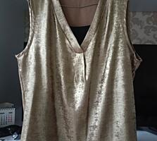 Блуза цвет золото и топ