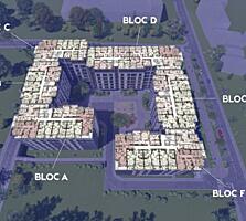 Apartament 2 camere 59,3 m2, etaj 3/5.