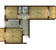 Продаем 3 комнатную квартиру 135 серии на 4 этаже.