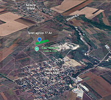 Teren agricol 77 ari, amplasat r-nul Ialoveni la traseul L 458 Piatra 