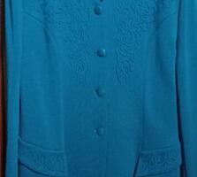 Новый женский жакет удлиненный 48р-р (фабричный трикотаж Белорусский).