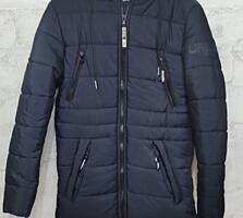 Мужская зимняя куртка парка с подкладкой из меха и термоткани