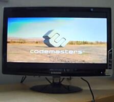 Samsung 23" стильный дизайн с документами, ножка, пульт, коробка