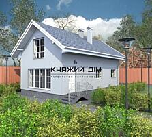 Новий будинок без декоративного оздоблення площею 105 кв.м, 2 ...