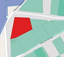 Продается земельный участок под жилую застройку жилого дома, угловой .