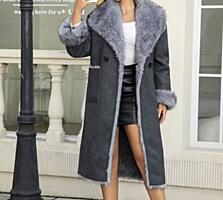 Новая Дублёнка осень-зима, цвет серый, р. 46 (М)