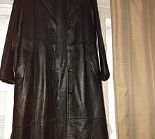 Кожаный плащ