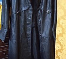 Кожаное пальто