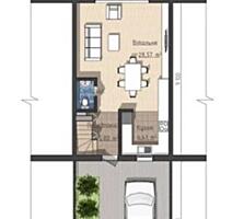 Продам двухэтажный таунхаус 53 кв. м., Червоный Хутор.