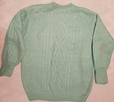 Свитер цвет бирюза 46 раз полушерсть