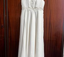 Продам платье А-силуэт. Цвет-брызги шампанского. Надето 1 раз.