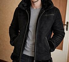 Мужская дубленка б/у