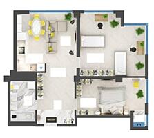 Apartament Artima 4 82m et2 VA 3cam