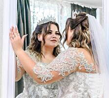 Продам свадебное платье 50-52р