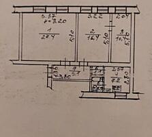 Продам квартиру 69.5 кв. м., 1/2, ул. Среднефонтанская/Чехова пер.