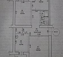3-х комнатная.
