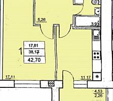 Срочная продажа! В продаже просторная 1 комнатная квартира в новом ...